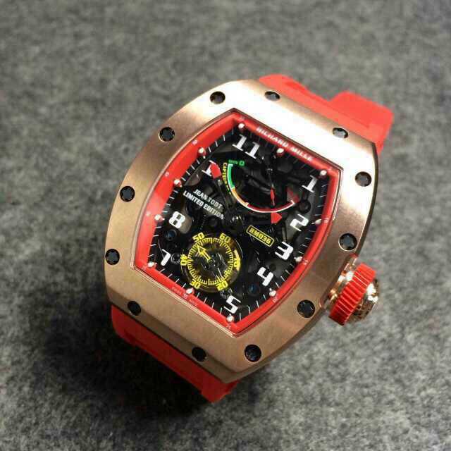 Replica Richard Mille RM-036 Tourbillon G-Sensor Jean Todt RED Men Watch